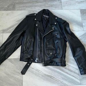 UNIK Leather Biker Jacket